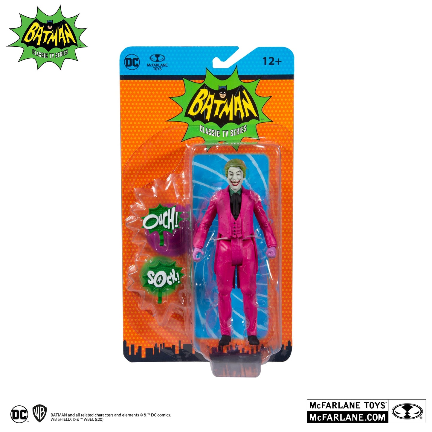 McFarlane Toys - DC Retro - Batman Classic TV Series - Joker 66 Action Figure (15032) LOW STOCK