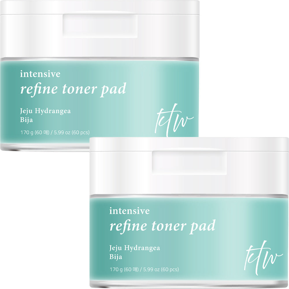 KTW Intensive Eoseongcho Weak Acid Cotton Vegan Toner Pads 60 sheets, 60ea, 1ea