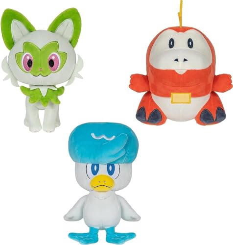Pokemon Paldea First Partner Plush 3 Pack