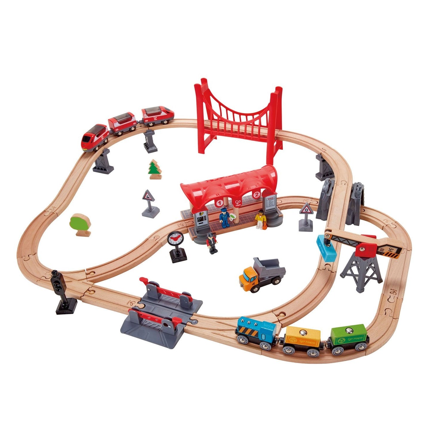 Hape Busy City Rail Set
