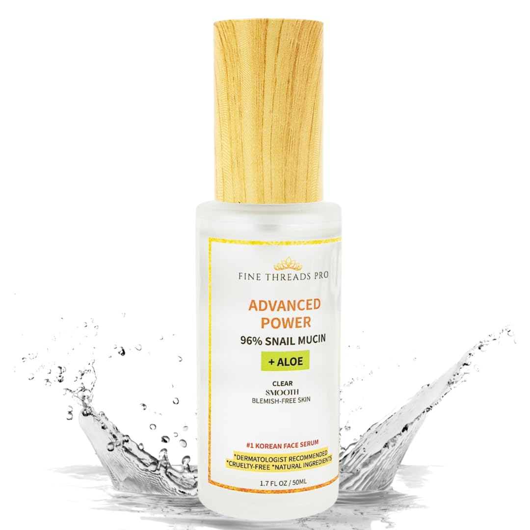 Expertly Formulated Advanced Snail Mucin Serum Infused with Soothing Aloe - Unleash Powerful Hydration, Repair, and Anti-Aging Benefits - Illuminate Your Complexion with a Youthful Radiant