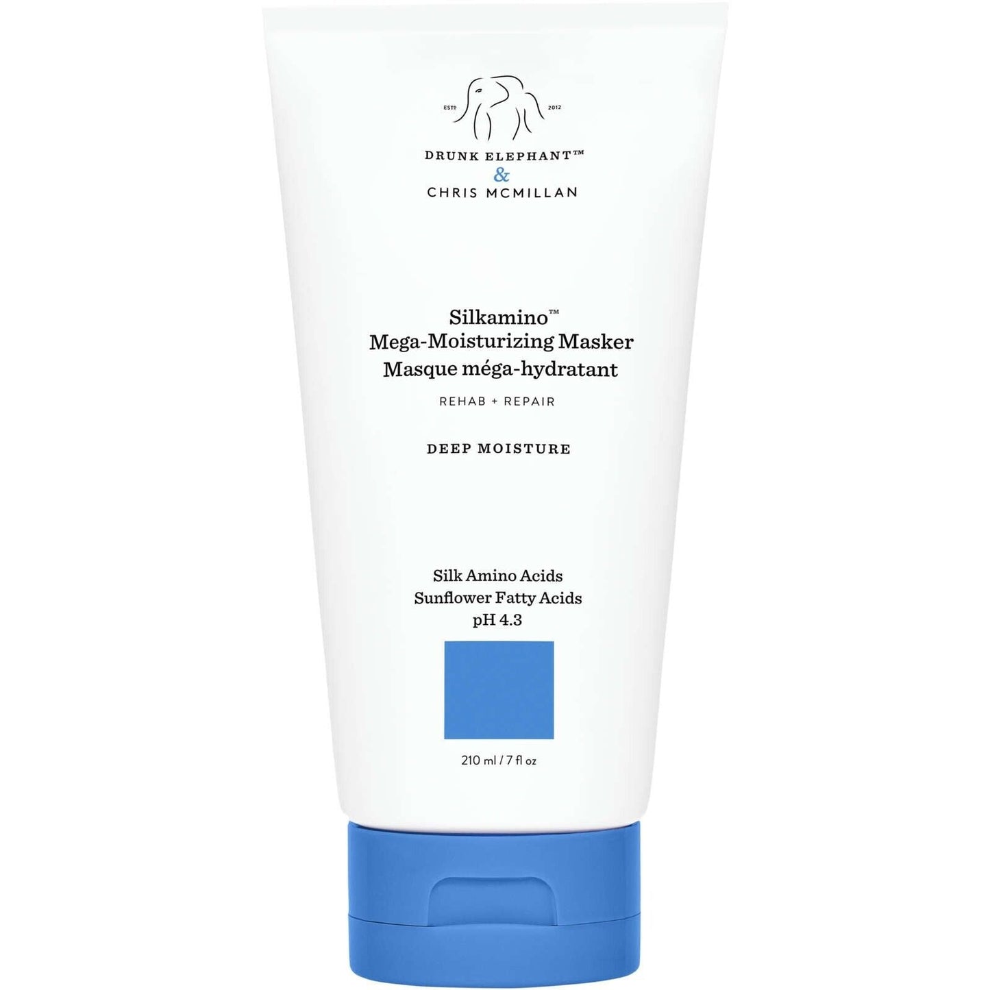 Drunk Elephant Silkamino Mega-moisturizing Masker Conditioning Treat 210ml NEW