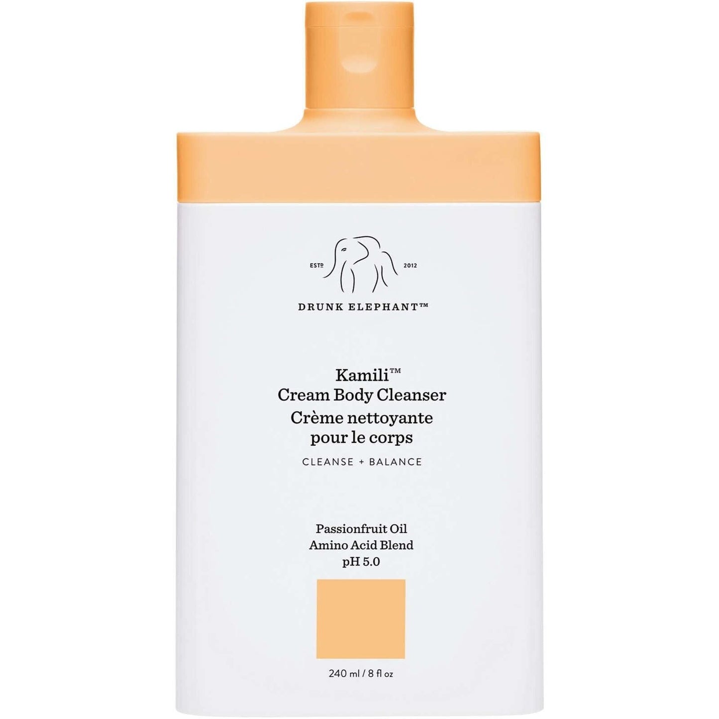 Drunk Elephant Kamili Cream Body Cleanser Gently Ultra Mild Plants 240ml NEW