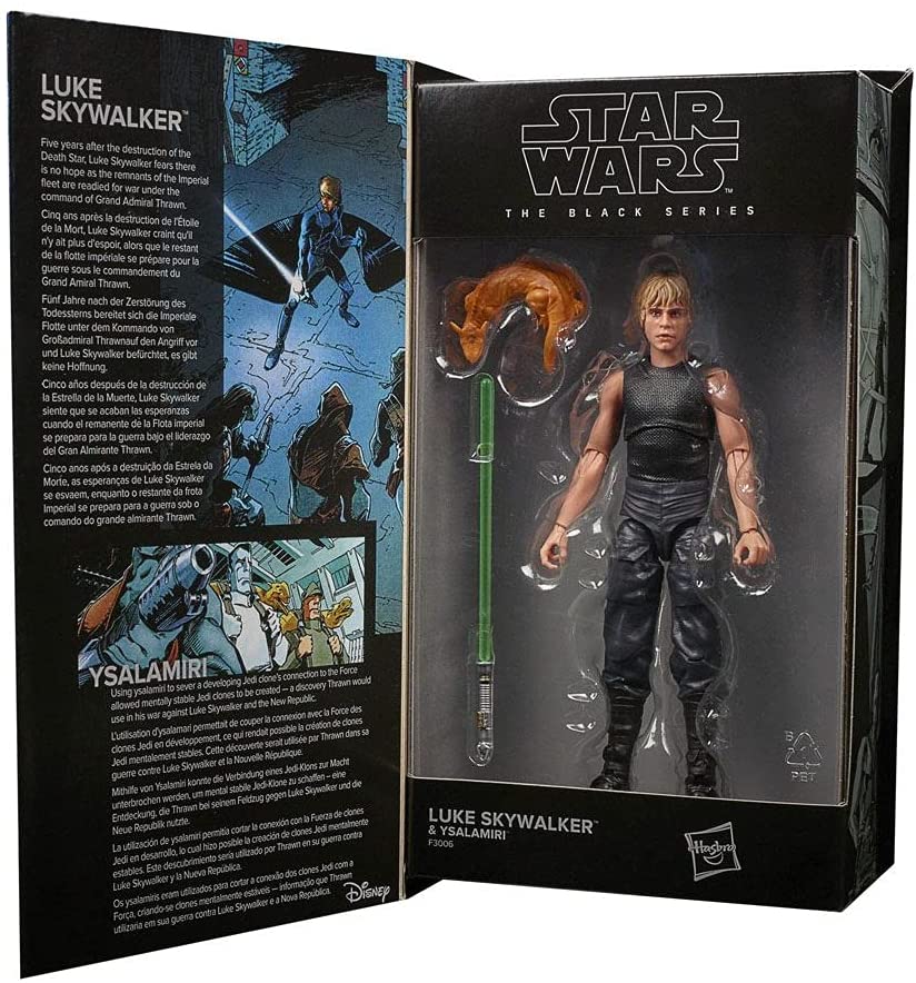 Star Wars Black Series, Heir to the Empire, Lucasfilm 50th, Luke Skywalker & Ysalamiri Figures F3006