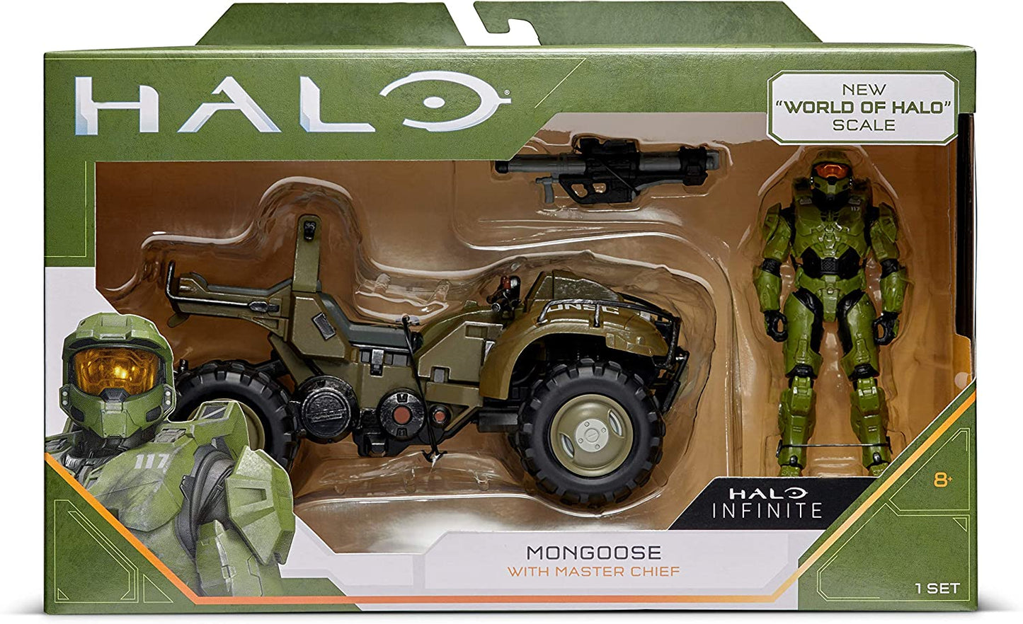 Halo Infinite - Mongoose with Master Chief Action Figure and Deluxe Vehicle Playset LAST ONE!