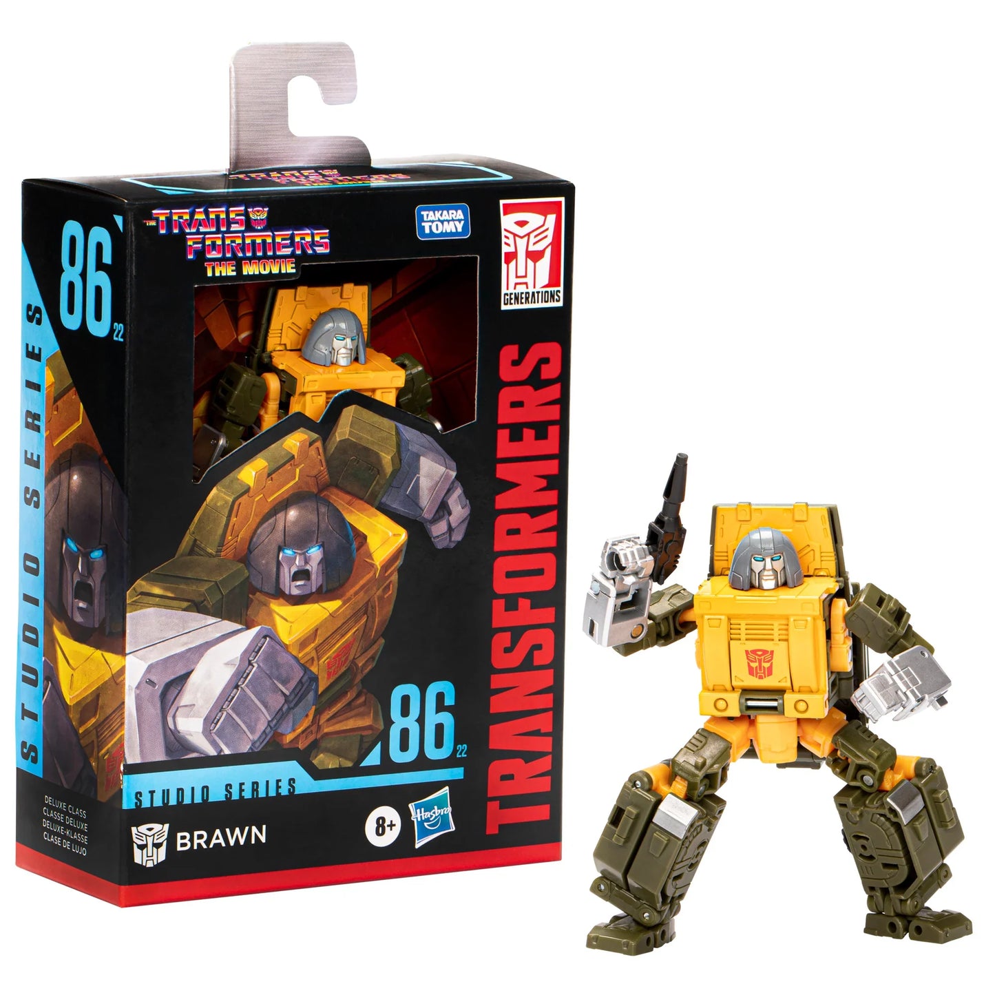 Transformers Studio Series 86-22 - Transformers: The Movie - Deluxe Brawn Action Figure (F7236)