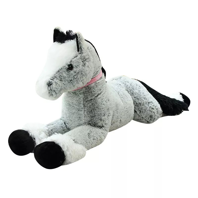 New Arrive High Quality 90-120CM Horse Plush Toys Stuffed Animal Doll Boys Girls Birthday Gift Home Shop Decor Triver ShopOnlyDeal
