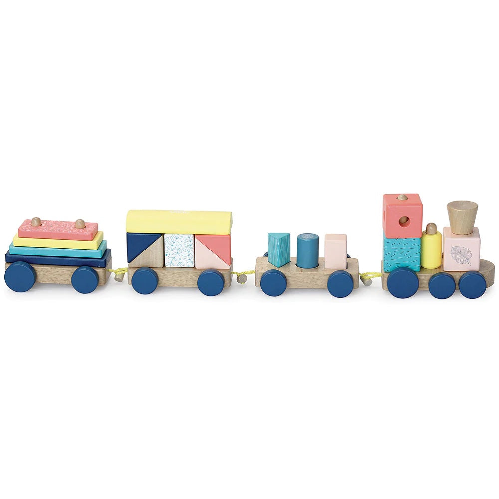 Vilac Wooden Stacking Train Set