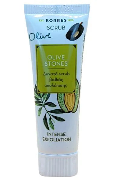Get Flawless Skin with Korres Face Scrub - Intense Exfoliation | Made with Olive Stones | 18ml