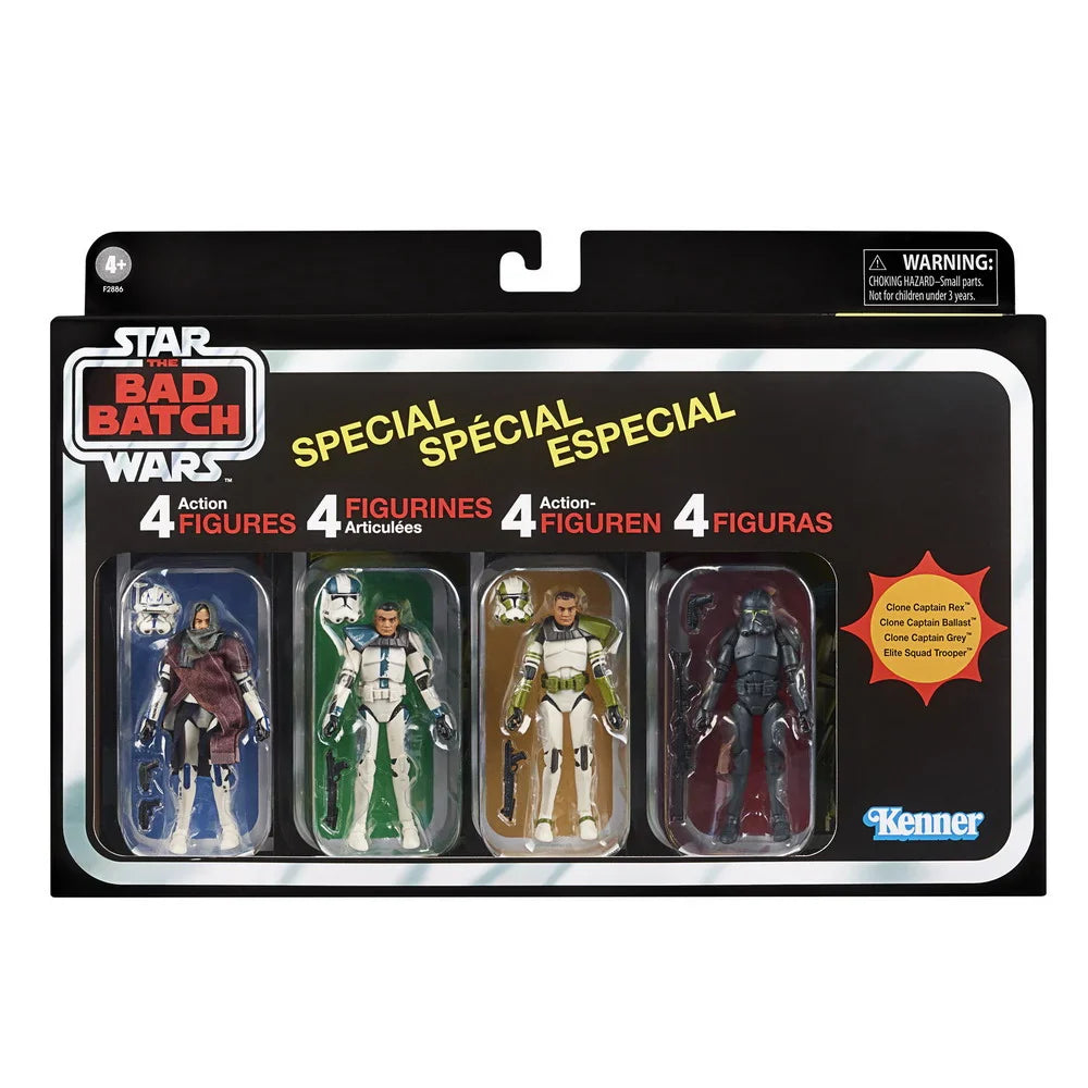 Star Wars: The Vintage Collection - The Bad Batch Special Exclusive Action Figure 4-Pack (F2886) LOW STOCK