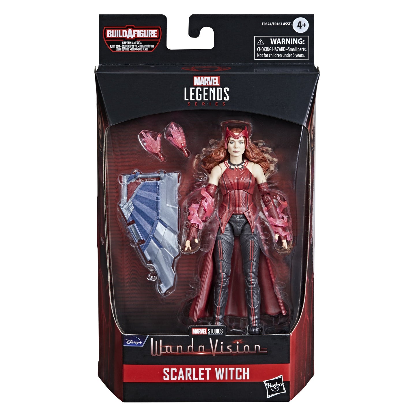 Marvel Legends - Captain America Flight Gear BAF - Scarlet Witch (WandaVision) Action Figure (F0324) LOW STOCK