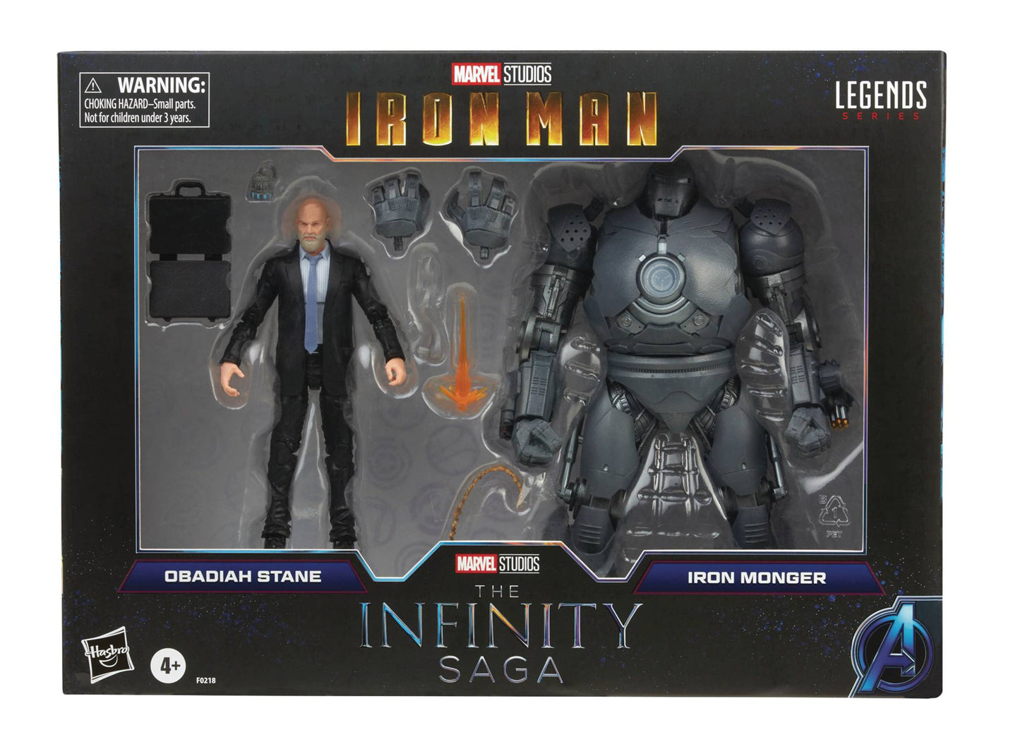 Marvel Legends The Infinity Saga - Iron Man - Obadiah Stane - Iron Monger Action Figures (F0218) LOW STOCK
