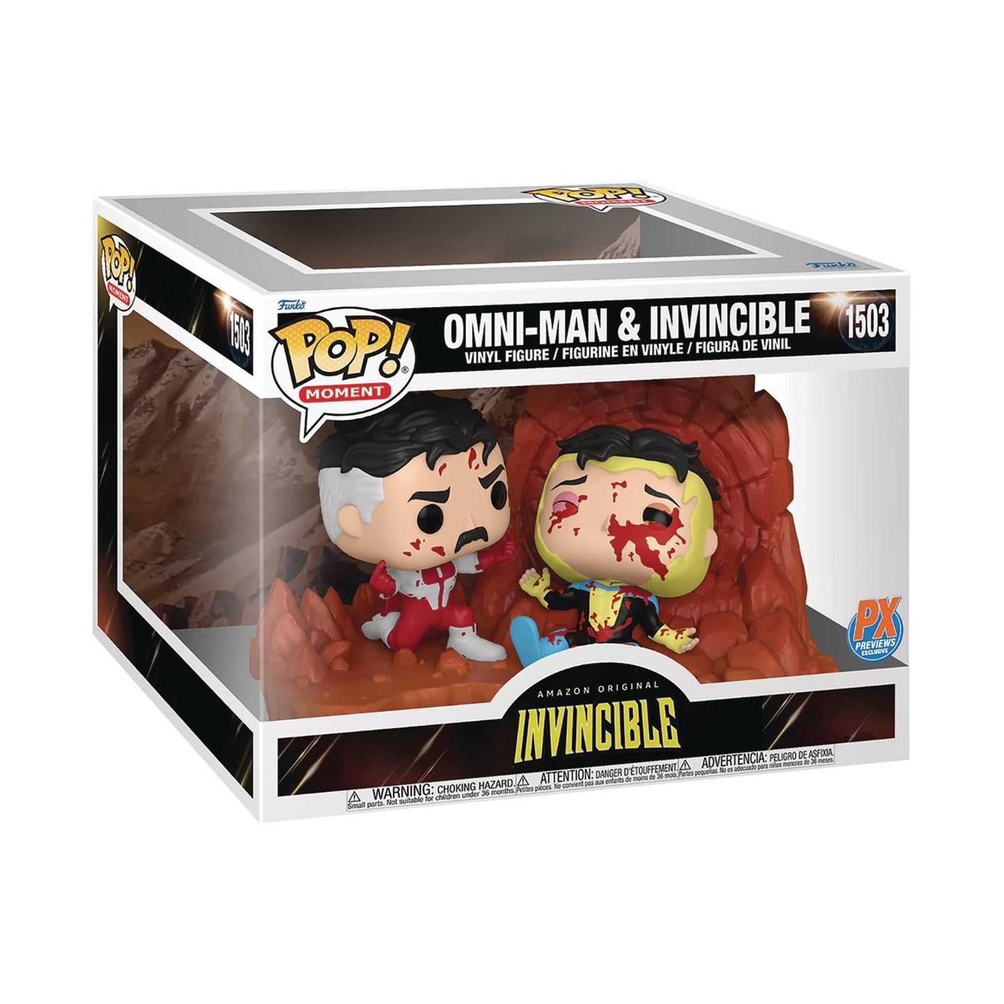 Funko Pop! Moment #1503 - Omni-Man & Invincible (FCBD 2024) PX Vinyl Figure 2-Pack (77399)