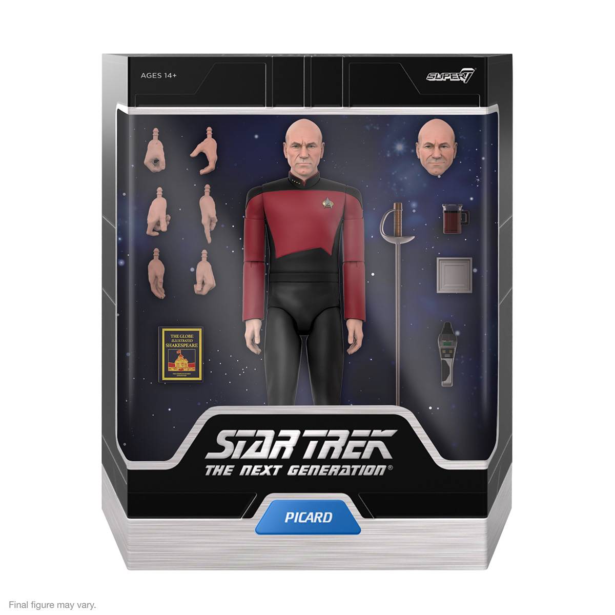 Super7 - Star Trek: The Next Generation - Captain Picard Ultimate Action Figure (83005) LOW STOCK