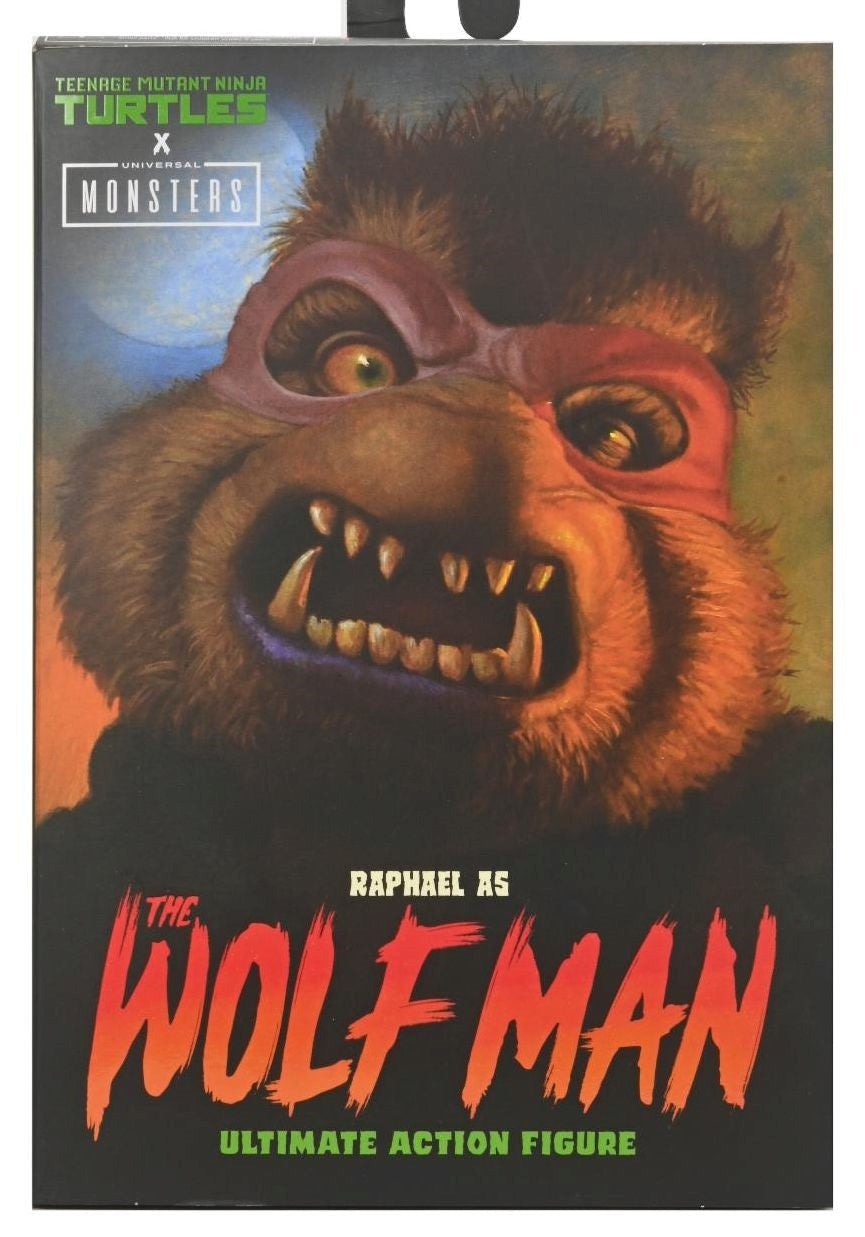 NECA Universal Monsters vs TMNT - Raphael as Wolfman Ultimate Action Figure (54186) LOW STOCK