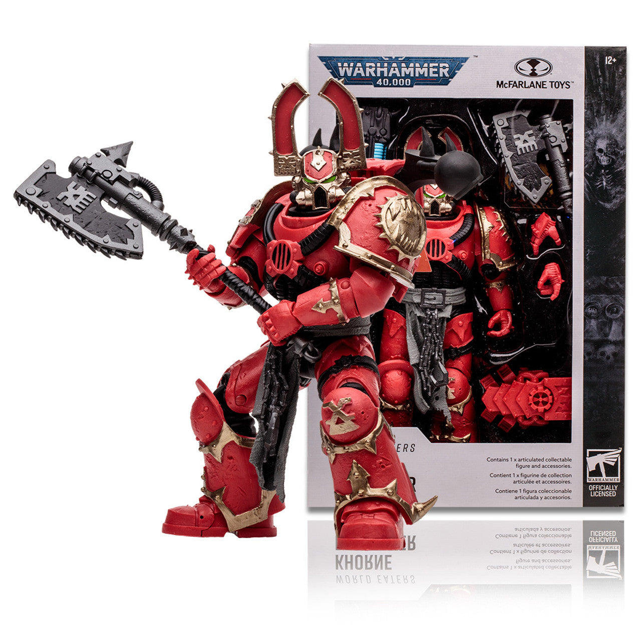 McFarlane Toys - Warhammer 40,000 - World Eaters: Khorne Berzerker Action Figure (10937) LOW STOCK