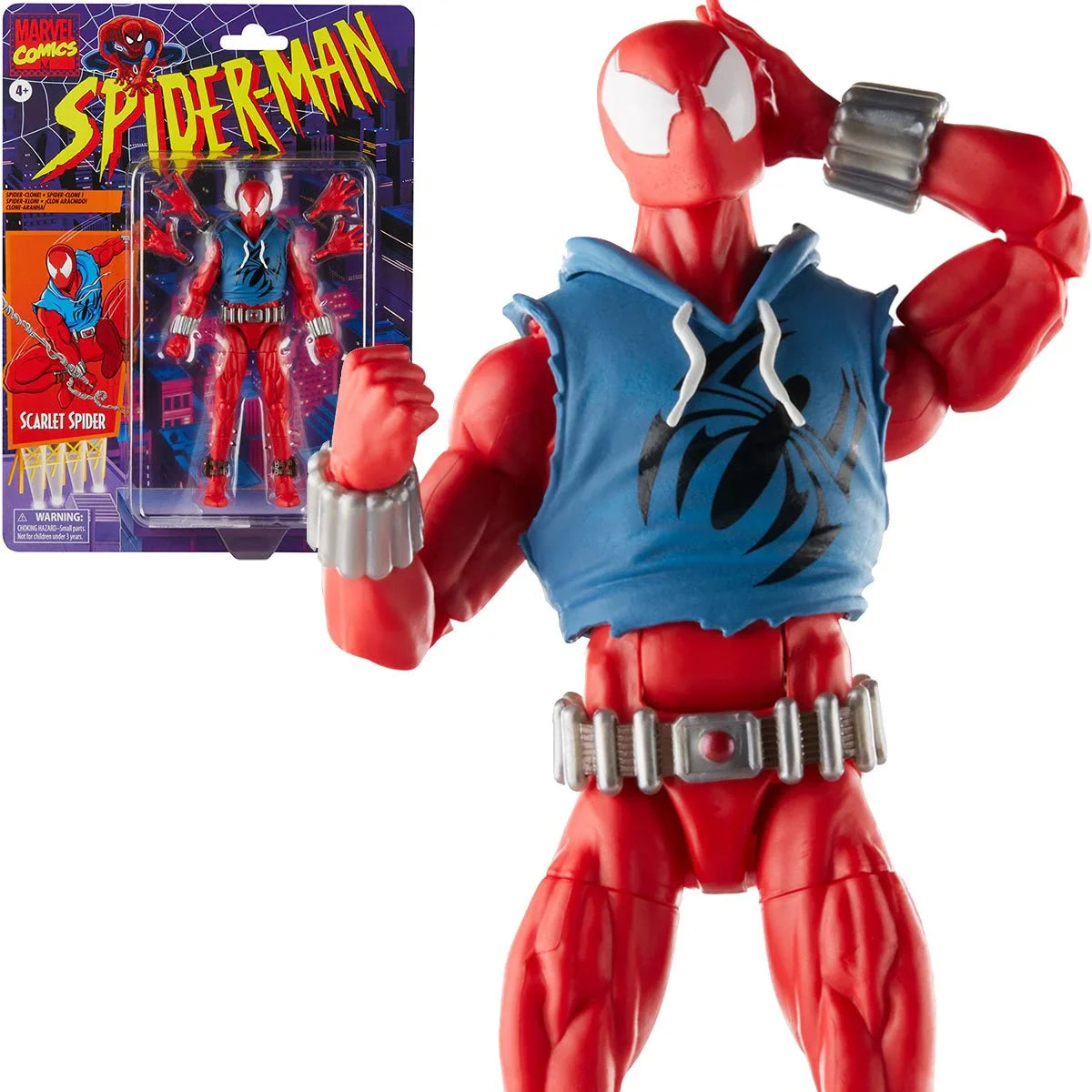 Marvel Legends Series: Retro Collection - Scarlet Spider Action Figure (F9022)