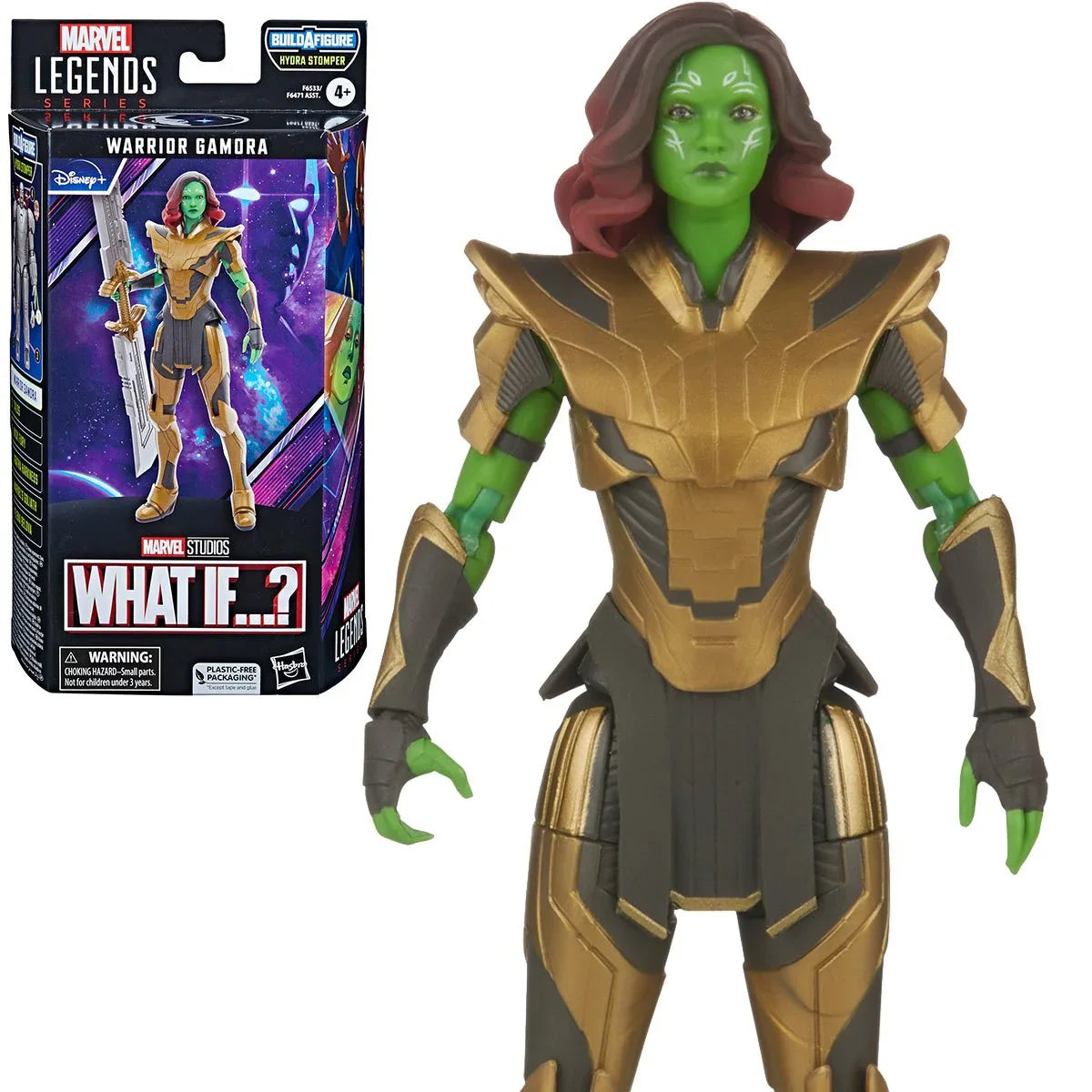 Marvel Legends Series - Hydra Stomper BAF (Disney+) - Warrior Gamora Action Figure (F6533)