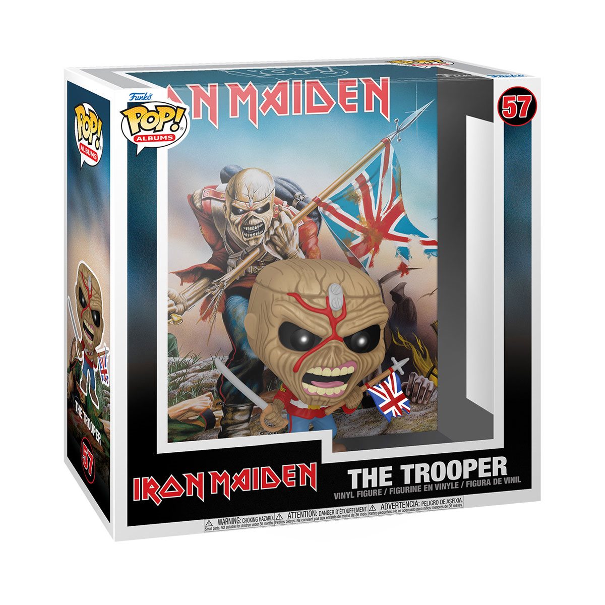 Funko Pop! Albums #57 - Iron Maiden - The Trooper Vinyl Figure (53078)