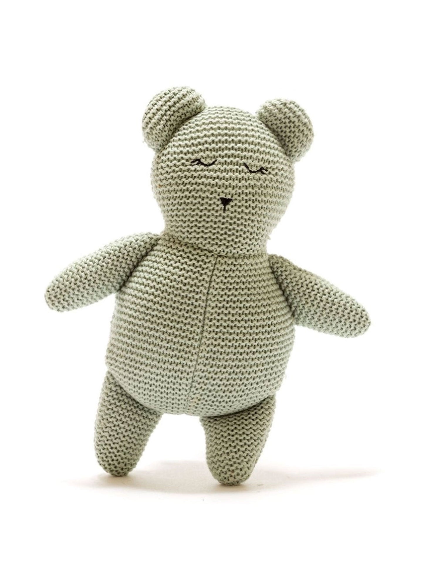 Organic Cotton Knitted Teddy Bear