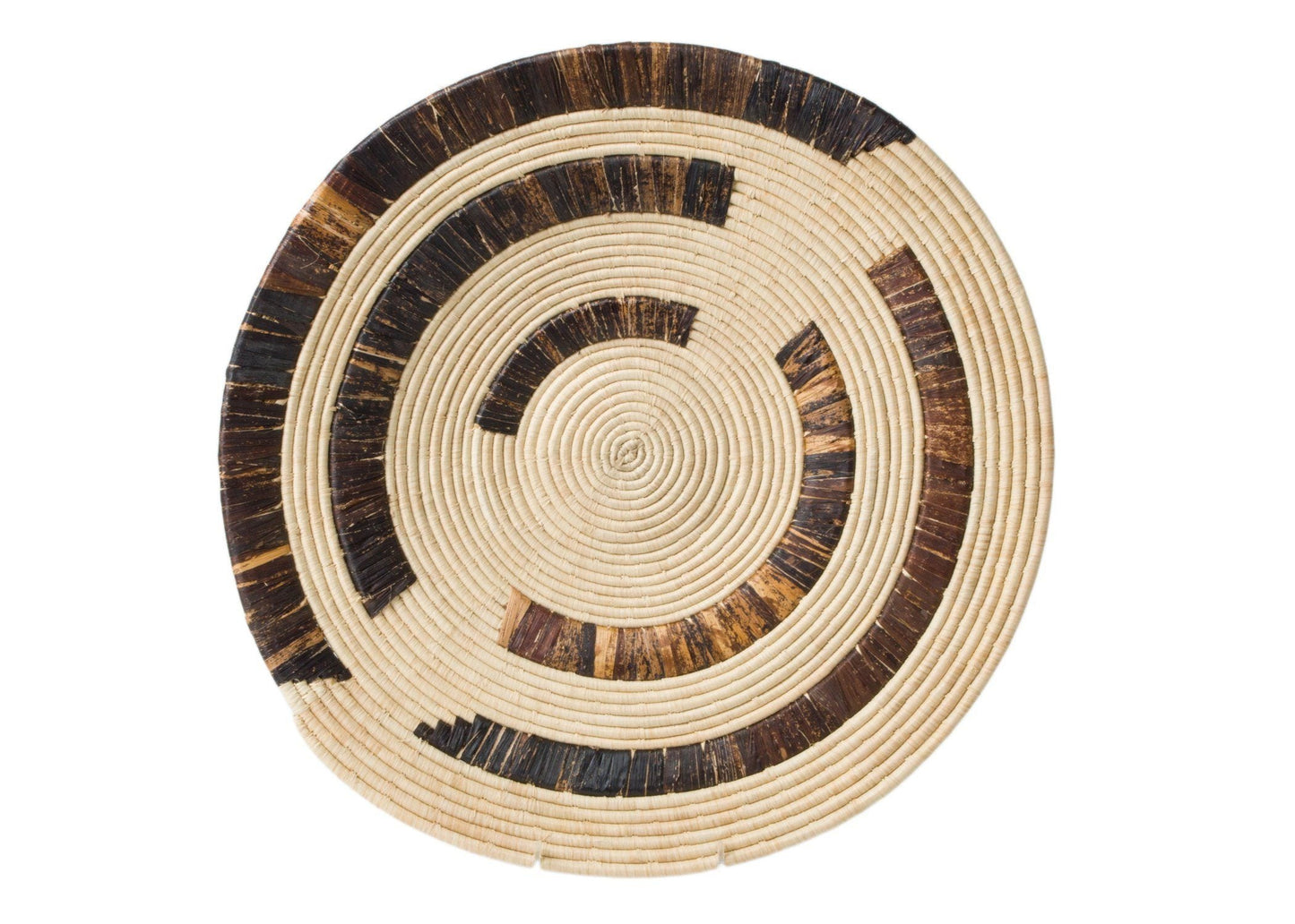 Ugandan Raffia + Banana Bark Wall Plate II