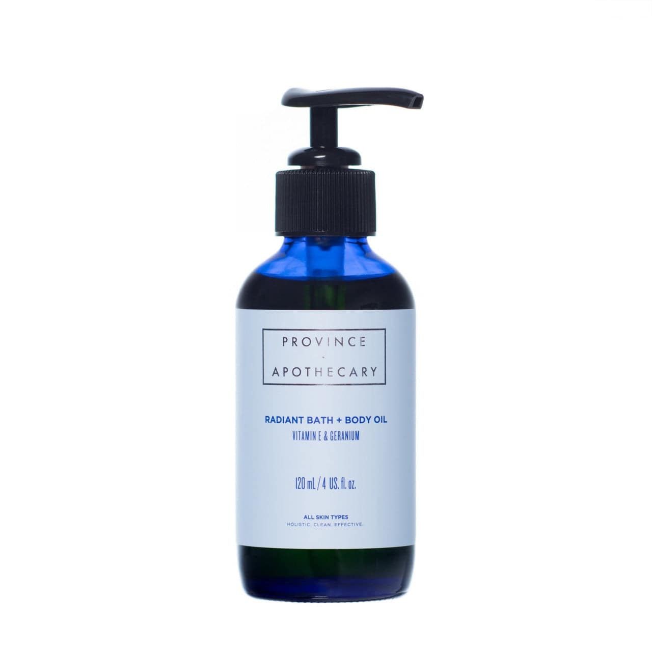 Province Apothecary Radiant Bath + Body Oil With Vitamin E & Geranium - YesWellness.com