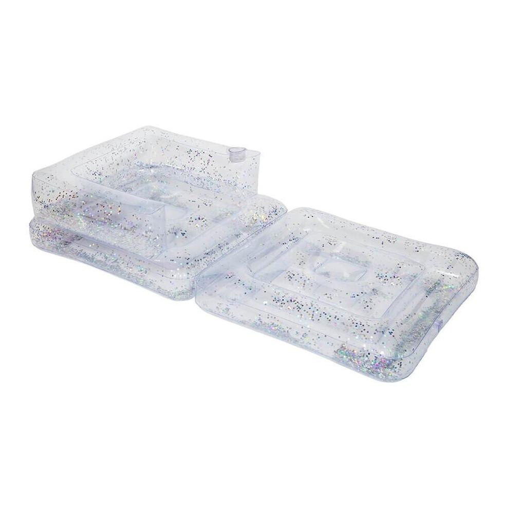 Sunnylife Inflatable Lilo Chair Holographic Glitter