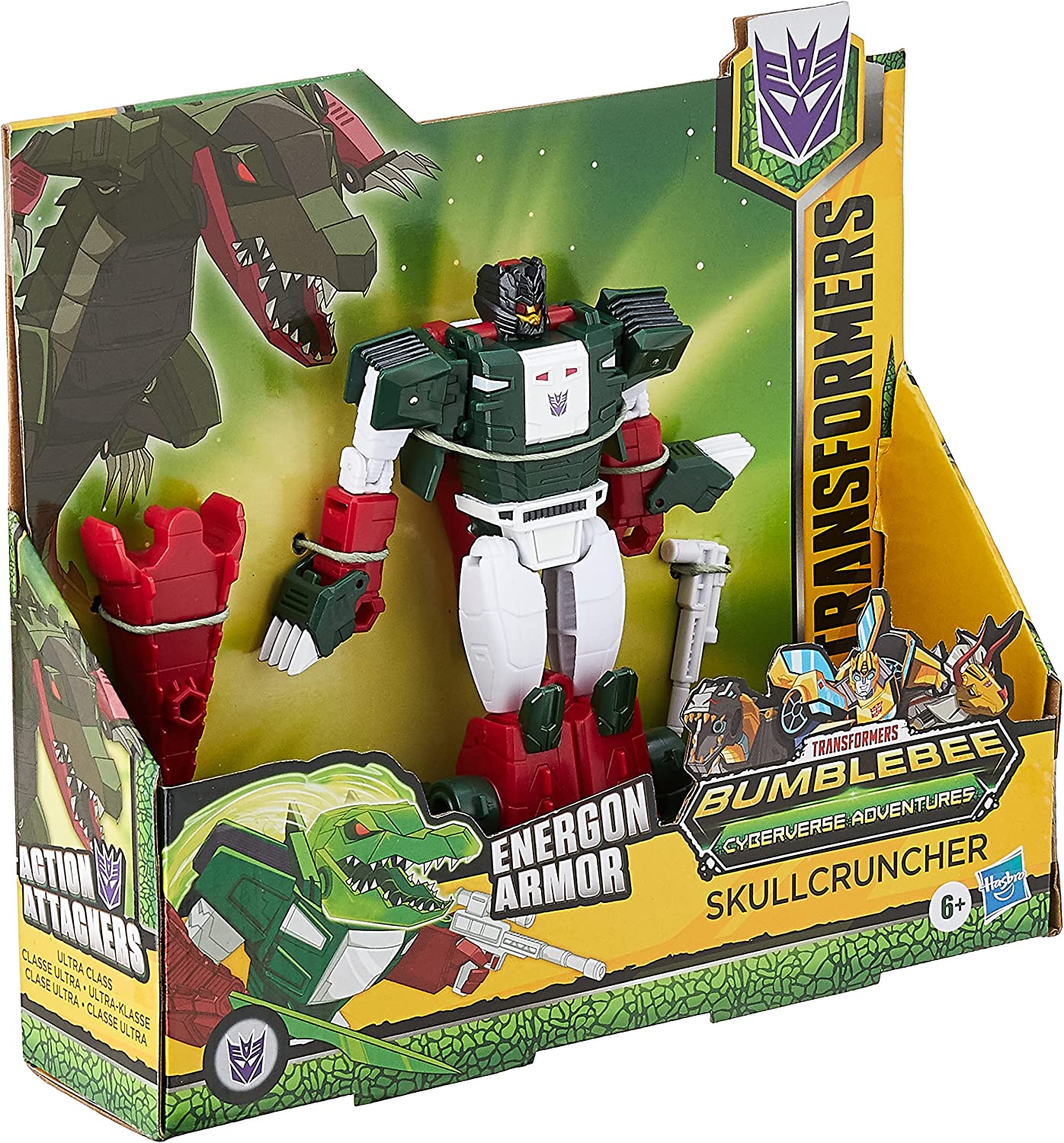 Transformers Bumblebee Cyberverse Adventures - Ultra Class Skullcruncher Action Figure (E7111) LOW STOCK