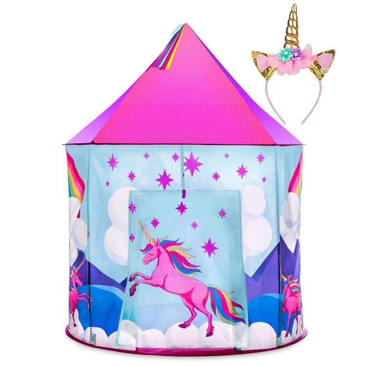 Unicorn Play Tent with Headband