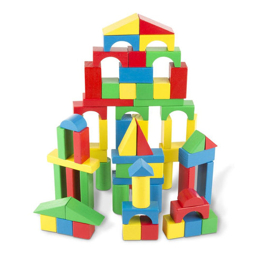 Melissa & Doug 100 Wooden Blocks