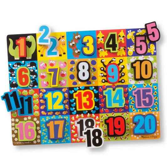 Melissa & Doug Jumbo Chunky Puzzle Numbers