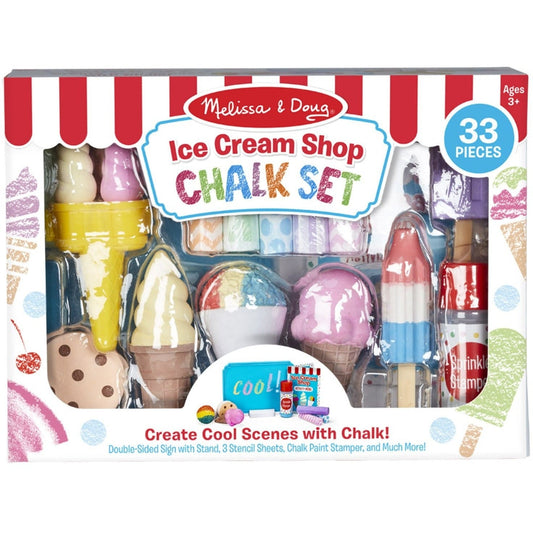 Melissa & Doug Ice Cream Shop Chalk Set