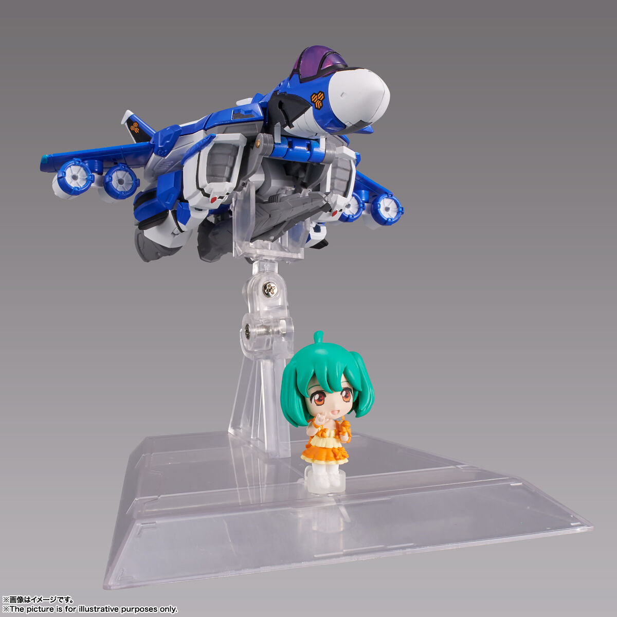Macross Frontier Tiny Session VF-25G Messiah Valkyrie (Michael Use) w/ Ranka Lee