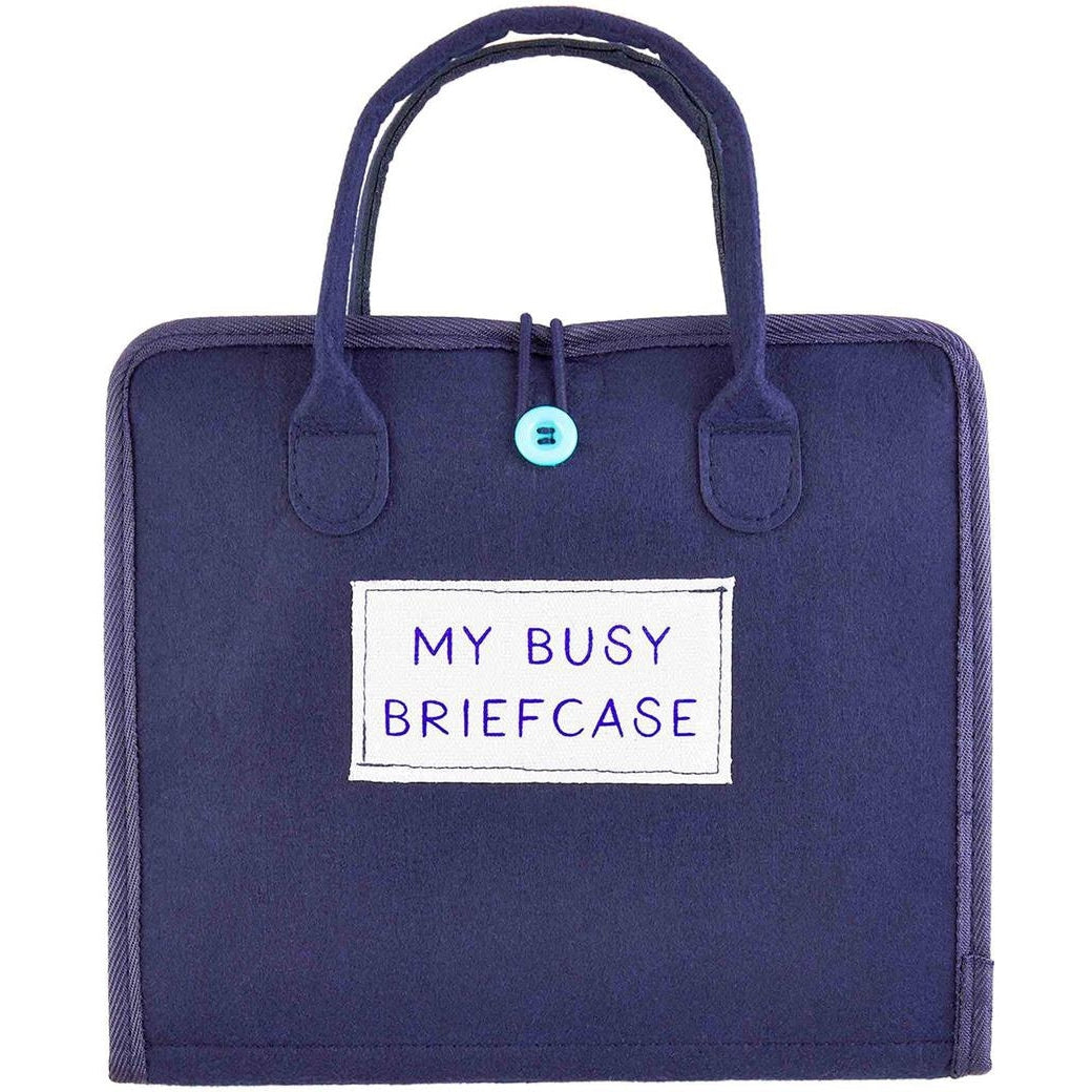 Mud Pie Blue My Busy Briefcase