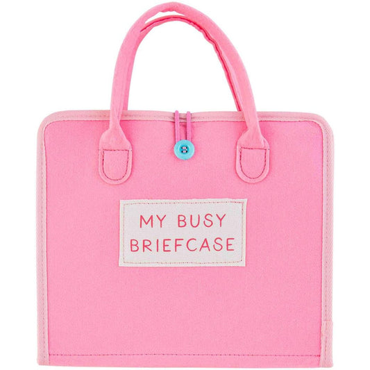 Mud Pie Pink My Busy Briefcase