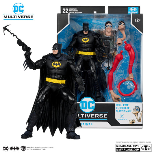 McFarlane Toys - DC Multiverse - Plastic Man (BUILD-A) - Batman (JLA) Action Figure (15677)