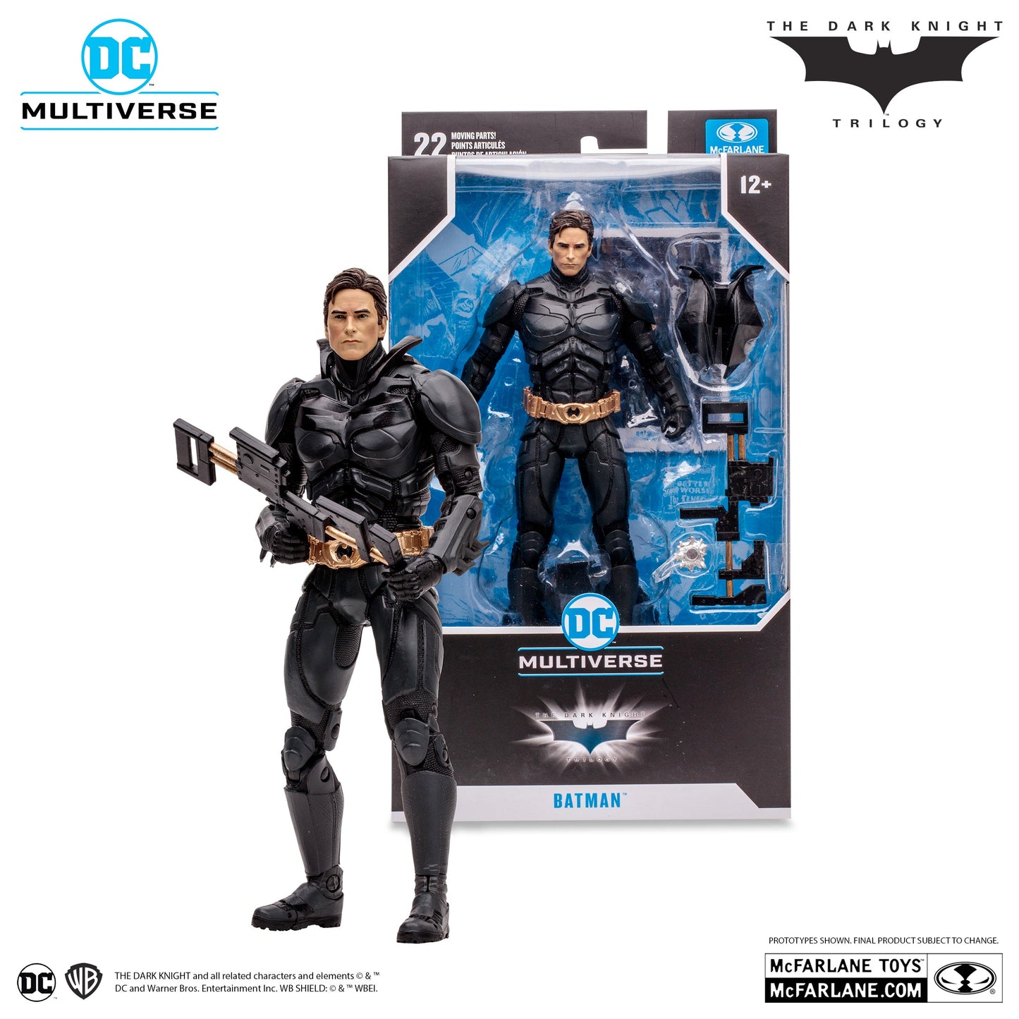 McFarlane Toys DC Multiverse - The Dark Knight Trilogy - Batman (Hong Kong Sky Dive) Action Figure (17169) LOW STOCK