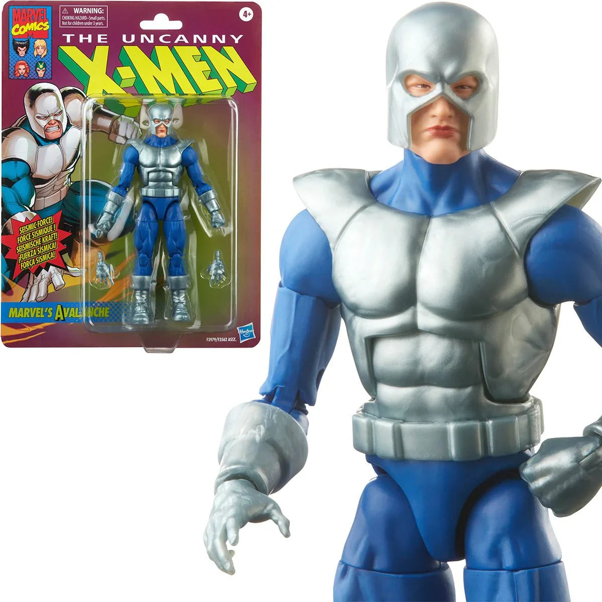 Marvel Legends Retro X-Men Series - Classic Marvel’s Avalanche 6-Inch Action Figure (F3979) LOW STOCK