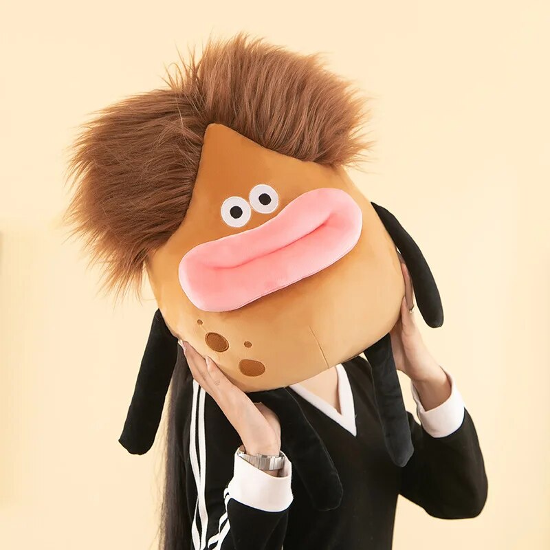 Funny Fried Hair Potato King Plush Toy Sausage Mouth Fabric Cotton Doll Cartoon Doll Plush Pillow Children's Valentine' ShopOnlyDeal