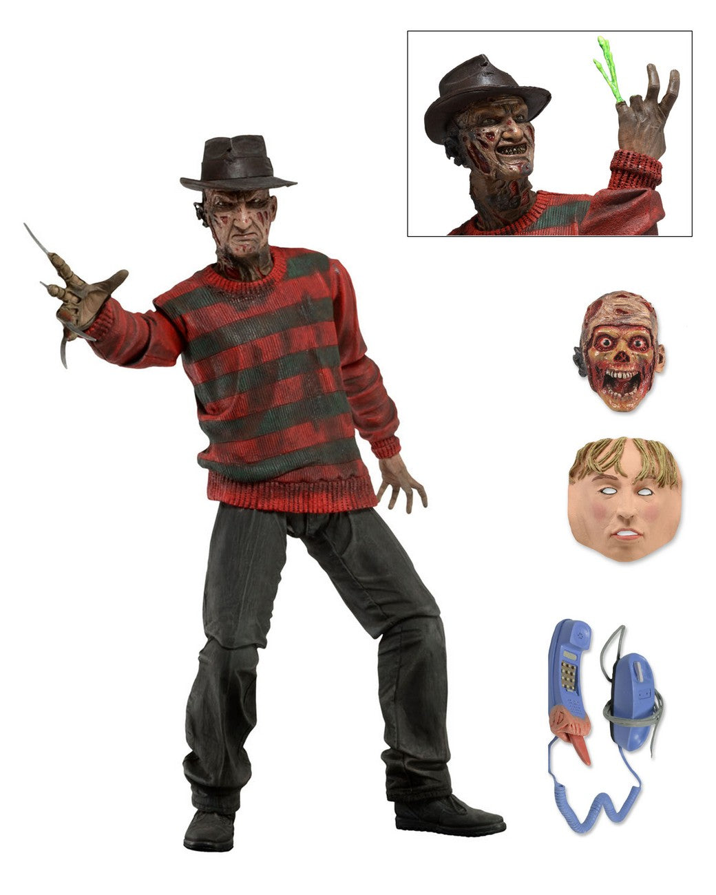 NECA - A Nightmare on Elm Street (30th anniversary) - Ultimate Freddy Action Figure (39759) LOW STOCK