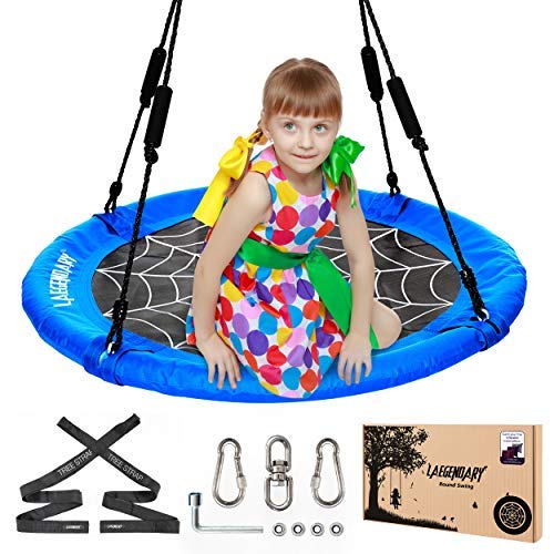 40" Blue Round Tree Swing - Nestopia