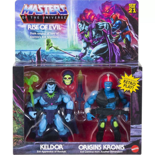 MOTU Masters of the Universe Origins - Rise of Evil - Keldor and Origins Kronis Action Figures HBJ16 LOW STOCK
