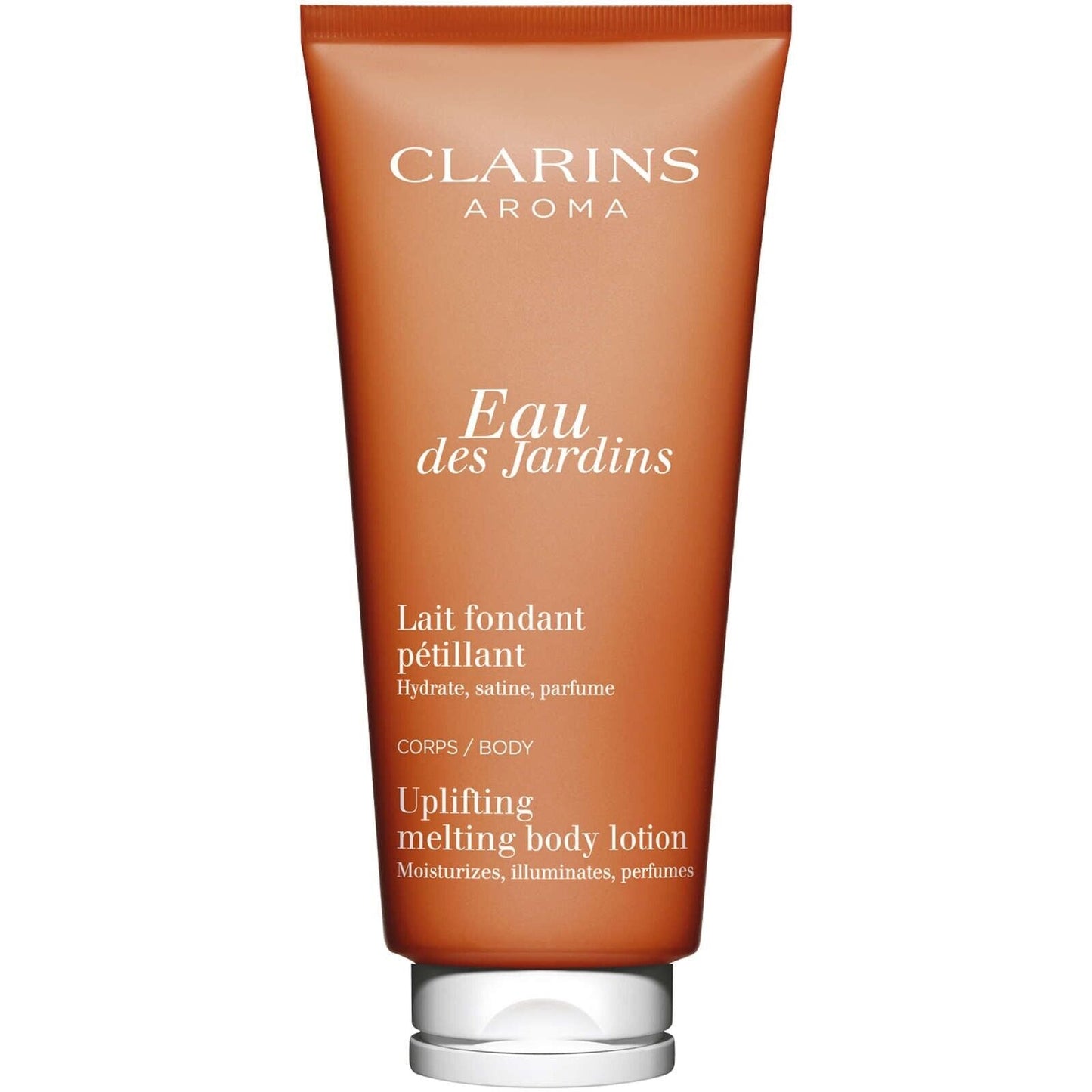 Clarins Eau des Jardins Uplifting Body Lotion Moisturizing Radiate Joy 200ml NEW