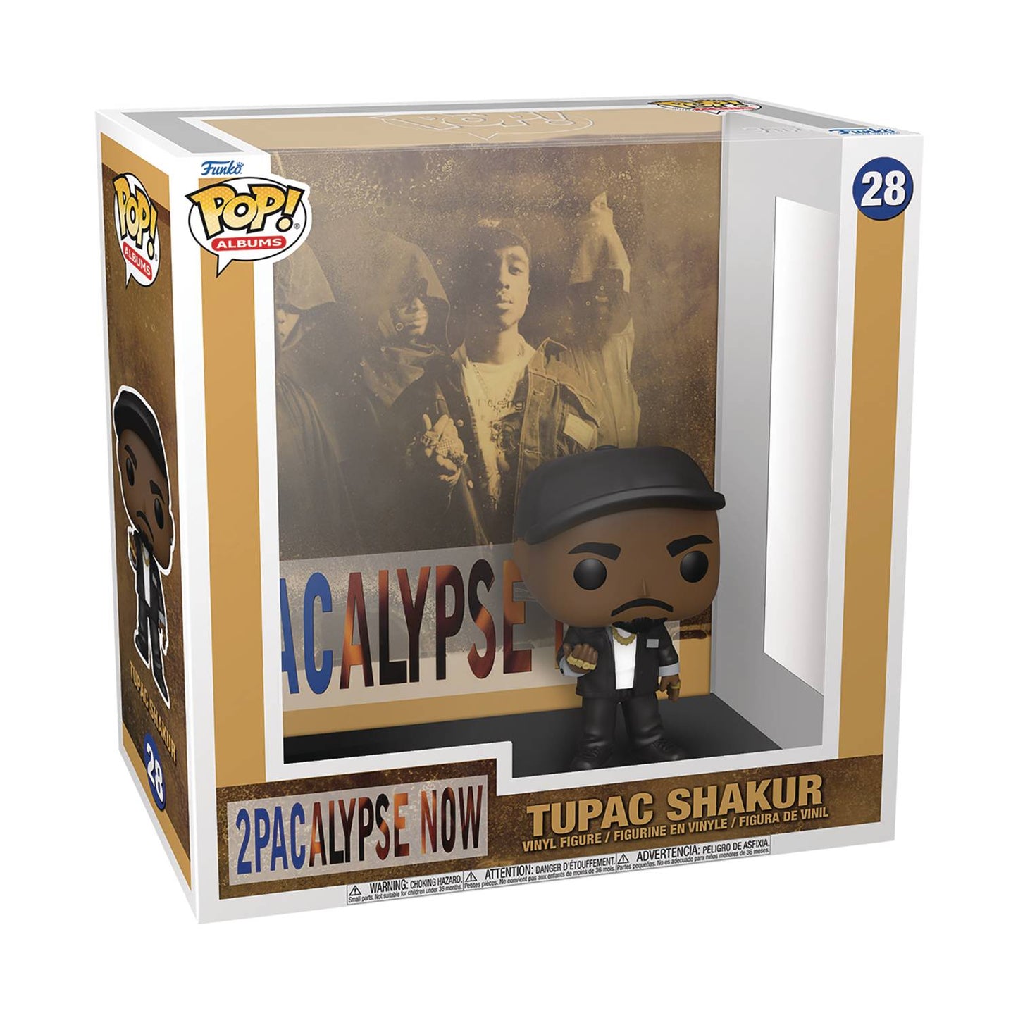 Funko Pop! Albums #28 - Tupac - 2Pacalypse Now Album Figure with Case (61426)