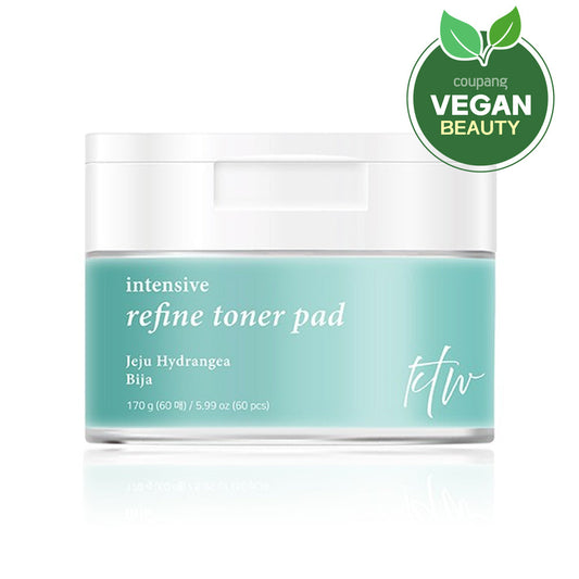 KTW Intensive Eoseongcho Weak Acid Cotton Vegan Toner Pads 60 sheets, 60ea, 1ea