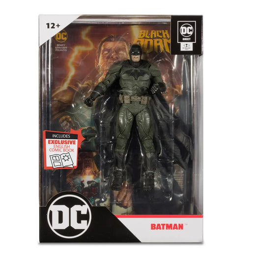DC Direct (McFarlane Toys) Page Punchers Batman Action Figure with Black Adam Comic Book (15902) LOW STOCK