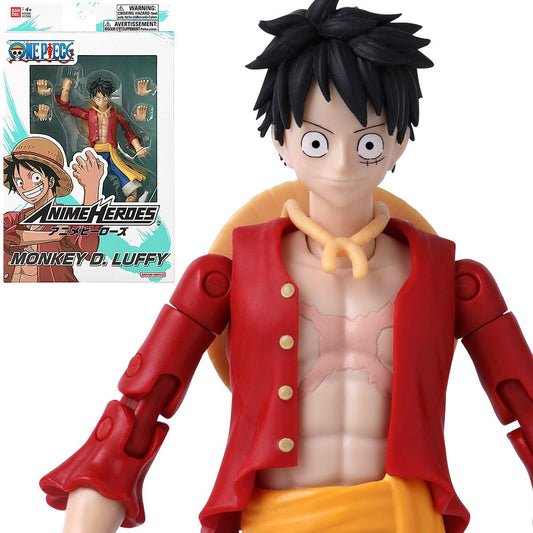Bandai - Anime Heroes - One Piece - Monkey D. Luffy (Renewal Version) Action Figure (37008)