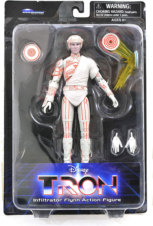 Diamond Select Toys - Disney\'s Tron - Infiltrator Flynn Action Figure LAST ONE!