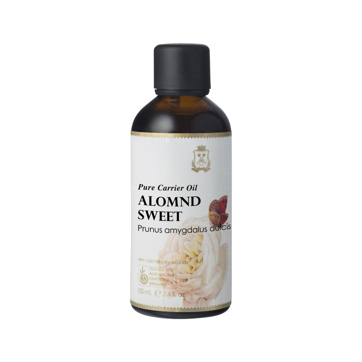 Ausganica 100% Certified Organic Almond Sweet Pure Carrier Oil 100ml
