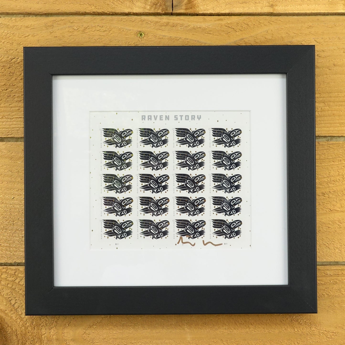 Raven Story Stamp Signature Sheets